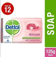 Dettol Skincare Soap - 125 g (Pack of 12)