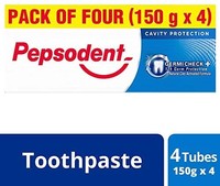 Pepsodent Germicheck Plus Cavity Protection Toothpaste - 150 g (Pack of 4)