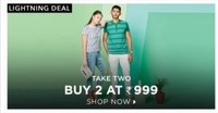 Jabong : Buy 2 at 999/-
