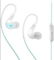 MEE Audio EP-X1-MTWT in-Ear Sports Headphones with Microphone and Remote (Mint and White)