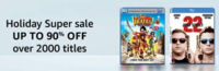 Holiday Super Sale : Upto 90% Off Upto 2000 Titles