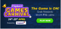 Flipkart Games Carnival - 10000+ Rewards, and Discount Coupons to win