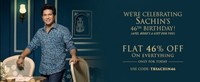 Sachin's Birthday Celebration : Flat 46% OFF on True Blue Clothing Only For Today
