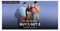 Jabong Fashion Sale : Buy 1 Get 2 More Free