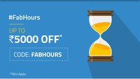 FabHotels Fab Hours Flash Sale : Upto Rs.5000 Off (6 Pm - 12 Am) 