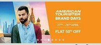 Amazon Brand Days:Flat 50% OFF American Tourister Brand Days ( 27-28 April)