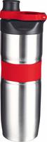 Signoraware Oasis Stainless Steel Vacuum Flask Bottle, 700ml, Red
