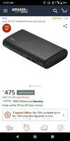 Rock ITP105 10000mAH Power Bank (Black) 