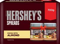 Hershey's Spreads Cocoa with Almond-Twin Pack 700 g