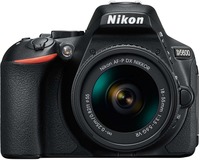 Nikon D5600 DSLR Camera Body with Single Lens: AF-P DX Nikkor 18-55 MM F/3.5-5.6G VR (16 GB SD Card) (Black)