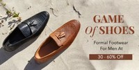 Myntra : Game OF Shoes || Formal Footwear Upto 70% OFF (Franco Leone, Red Tape, Arrow)