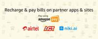 Get flat Rs. 25/35 on Postpaid or Broadband bill of Rs 200. Amazon Account specific