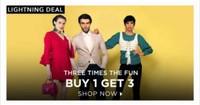 Jabong Fashion Sale : Buy 1 Get 2 More Free