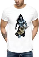 Avni's Printed Men Round or Crew Reversible Multicolor T-Shirt @140/-