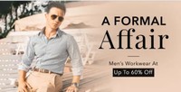 Myntra : A Formal Affair || Men's Workwear Upto 60% OFF