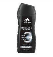 Adidas Dynamic Pulse 3 In 1 Body, Hair And Face Shower Gel For Men, 250ml