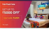 FabHotels Flash Sale : Get Upto Rs 5000 OFF ( Code : FLASH) ( 6pm - 12 Am)