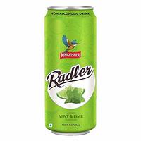 Pantry : KingFisher Radler Mint Lime Non Alcoholic Malt Drink Can, 300ml