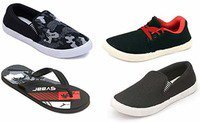 Combo of 3 Pairs Shoes + 1 Flip Flops (IND-9) (4 Pairs)