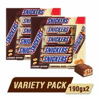 Snickers Almond Assorted Chocolate Pack, 190g (Pack of 2)