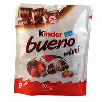 Kinder Bueno Mini Milk Chocolate with Hazelnut 20 Minis Packet, 108g 