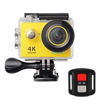 EKEN H9R Sports Action Camera 4K Ultra HD 2.4G Remote WiFi 170 Degree Wide Angle - Black