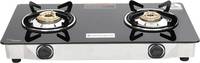 (Working for some Pincodes) Wonderchef Ruby 2 Burner Glass Manual Gas Stove  (2 Burners)