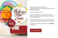 Pepperfry: Get 501 off on 999! Not valid on WTF deal