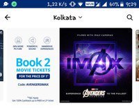 Avengers Paytm Imax Offer: 100% cashback upto Rs 400 on 2 tickets (Select users)