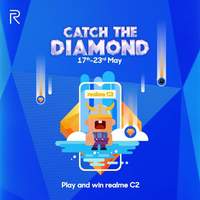 Play Catch the diamond Game from 17th - 23rd May & Get Realme C2