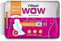 VWash Wow UltraThin Sanitary Napkins - Extra Large (30 Count)