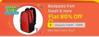 Backpacks from Ducati and More| Flat 80% off 