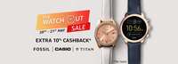 Amazon Watches Cashback offer Additional 10% cashback Up to INR 250/- as Amazon Pay balance 