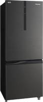 Panasonic 296 L Frost Free Double Door 2 Star Refrigerator  (Black, NR-BR307RKX1)