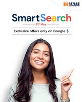 Big Bazaar Smart Search Offers (100 on 1000 | 200 on 1000 | 300 on 1500 )