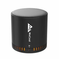 WeCool Cannon Bluetooth Speaker with Mic | High Bass Stereo Sound Portable Bluetooth Speakers Wireless, Mini Speaker for Mobile (Black) 