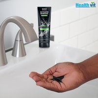 Healthvit Activated Charcoal Facewash, 100g @ 99/-