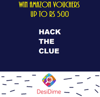 [CONTEST] Hack the Clue and Win Amazon Vouchers Up to Rs 500