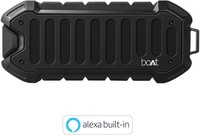 boAt Stone 700A Water Proof and Shock Proof Portable Smart Speaker with Alexa (Rugged Black) 