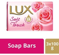 Pantry : Lux Soft Touch French Rose & Almond oil Soap Bar, 100g (Pack of 3, Save Rupees 5) 
