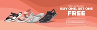 Crocs : Buy 1 get 1 free on sandals