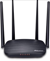 iBall Baton iB-WRD12EN 1200M Smart Dual Band Wireless AC Router (Black)