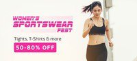Flipkart : Women's Sports Wear Fest || Upto 80% OFF On Women's Sports Wear and Essentials
