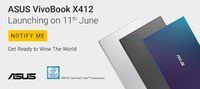 Asus vivobook X412 Launching on 11th June 2019