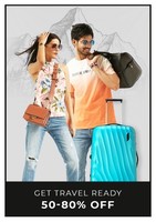 Flipkart : Travel Store || Upto 80% OFF on Travel Essentials (Clothing, Luggage Bags, Headphones and more)