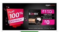 Amazon Pantry Offer- 100% cashback on kotex products - select users