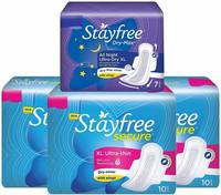 Stayfree Secure Ultra Thin XL Wings Sanitary Pad  (Pack of 37) (Buy 3 Quantity to get 56% off)