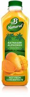 B Natural Ratnagiri Alphonso Bottle, 750 ml : pantry
