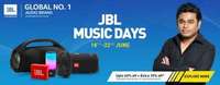Flipkart JBL music days (18th -22 June ) upto 60% off + Extra 10% off on prepaid transactions || Hourly - Daily prizes for top spenders