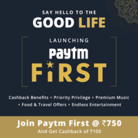 Paytm First Membership at ₹0 (personally verified)